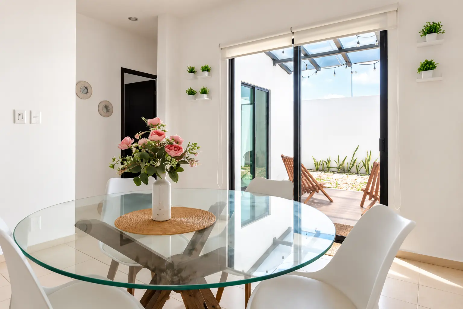 Fotografía de Casa con patio y terraza